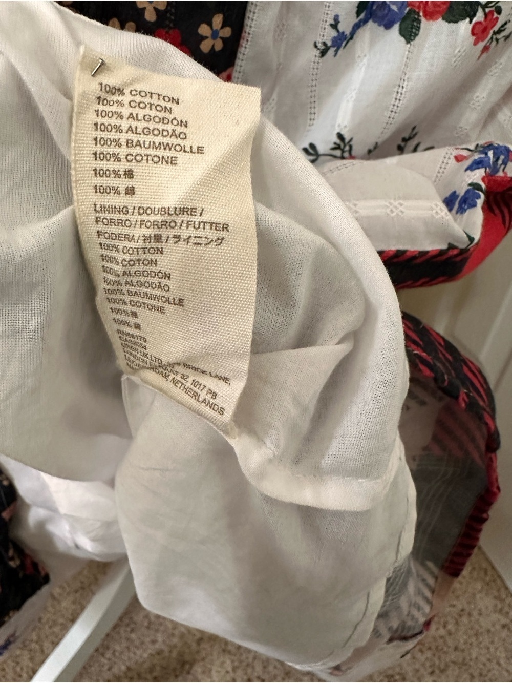 NWT Anthropologie LetMeBe Boho Patchwork panel Maxi Skirt. - Picture 13 of 13